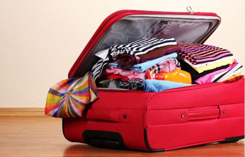 جلوگیری از چروک نشدن لباس در چمدان