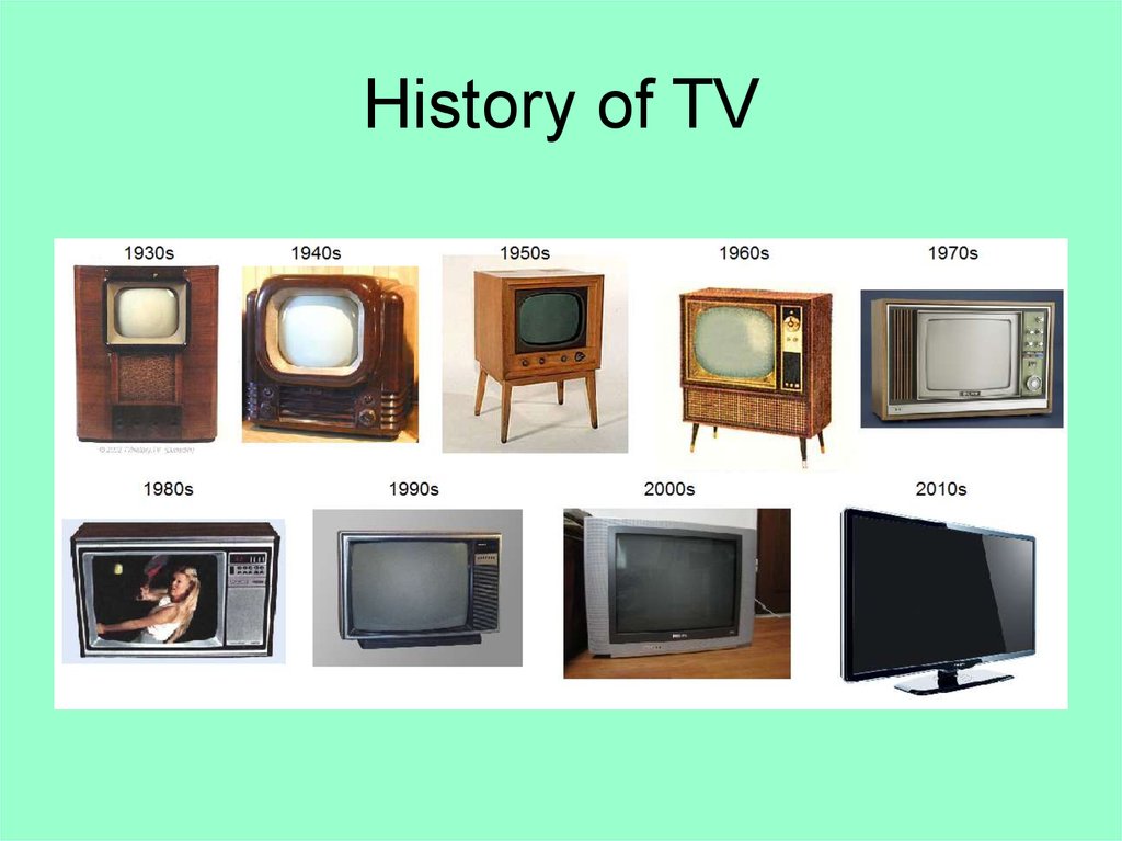تاریخچه تلویزیون